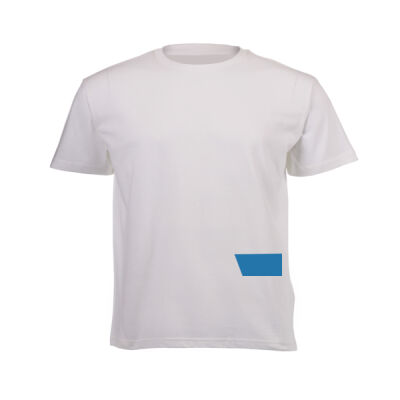 'Different Angle' - Kids' Short Sleeve White Tee - Nirusha Thumbnail