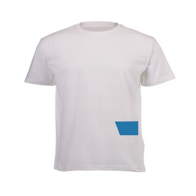 'Different Angle' - Kids' Short Sleeve White Tee - Abdul Thumbnail