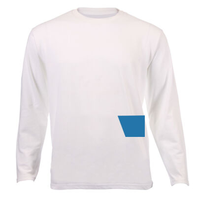 'Different Angle' - Kids' Long Sleeve White Tee - Emma Thumbnail