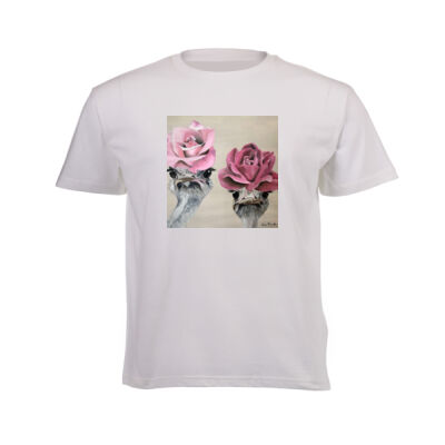 "Larry & Leroy" - Kids Short Sleeve White Tee - By Kim Rundle Thumbnail