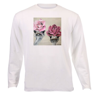 "Larry & Leroy" - Kids Long Sleeve White Tee - By Kim Rundle Thumbnail